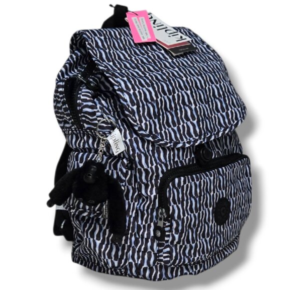 NWT! Kipling Holiday Waves Woman's City Pack Mini Backpack - Picture 2 of 10